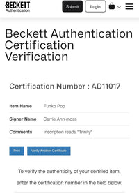 Jennifer Hale signed Matrix Funko #1173 Boots Art 1/1 - OC Celebrity Marketing & Beckett COA