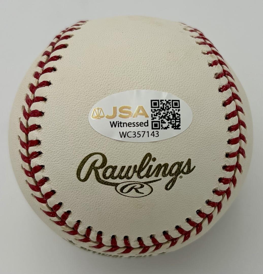 Jason Varitek signed 2004 World Series baseball w/inscription (Red Sox) - JSA COA