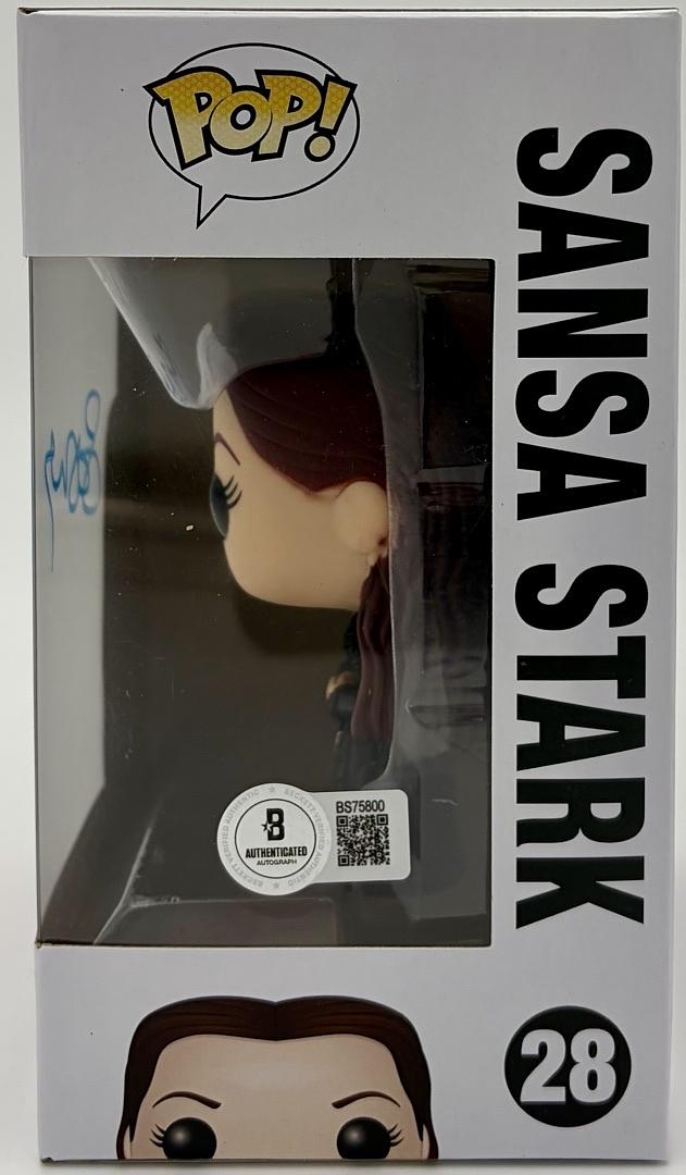 Sophie Turner signed "Sansa Stark" Funko #28 (Game of Thrones) - *RARE* Beckett COA