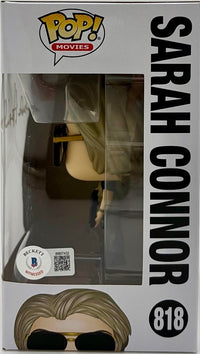 Linda Hamilton Signed Funko Pop #818 Sara Connor (Terminator) - Beckett COA #09