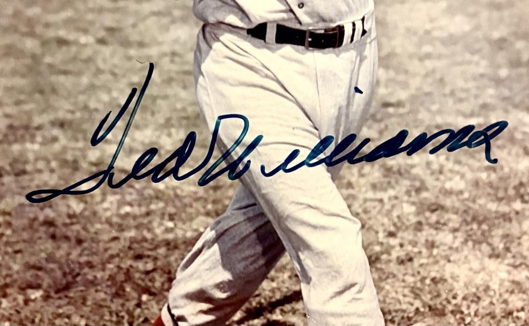 Ted Williams (Red Sox) signed 8x10 - JSA COA