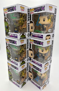 Cast signed Galaxy Quest "General Sarris" Funko #1531 (Pyle/Rees/Breen) - JSA COA