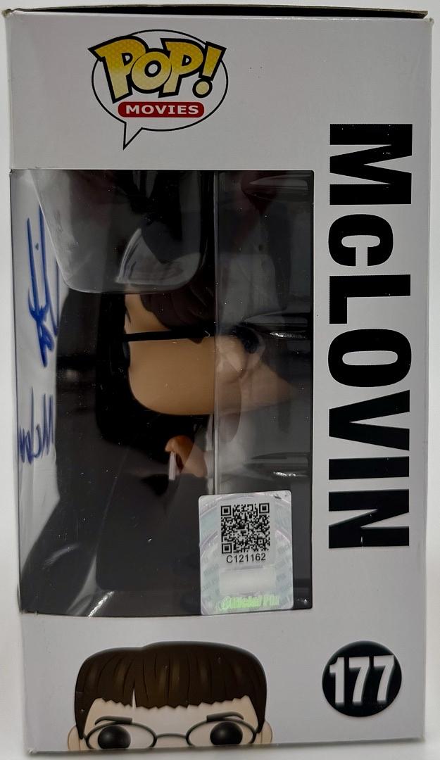 Christopher Mintz-Plasse signed Funko #177 "Superbad" w/McLovin inscription - Official Pix COA