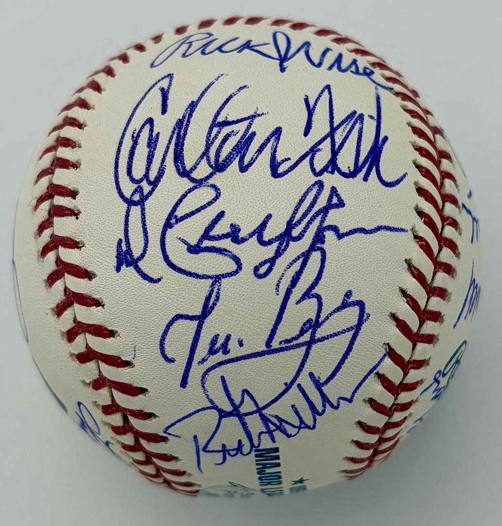 1975 Red Sox Team Baseball signed by 22 - Sure Shot Promotions COA