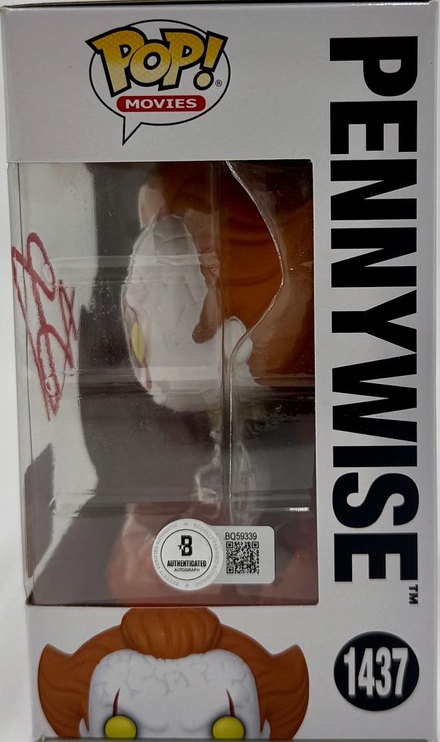 Bill Skarsgard signed "It" Funko Pop #1437 - Beckett COA