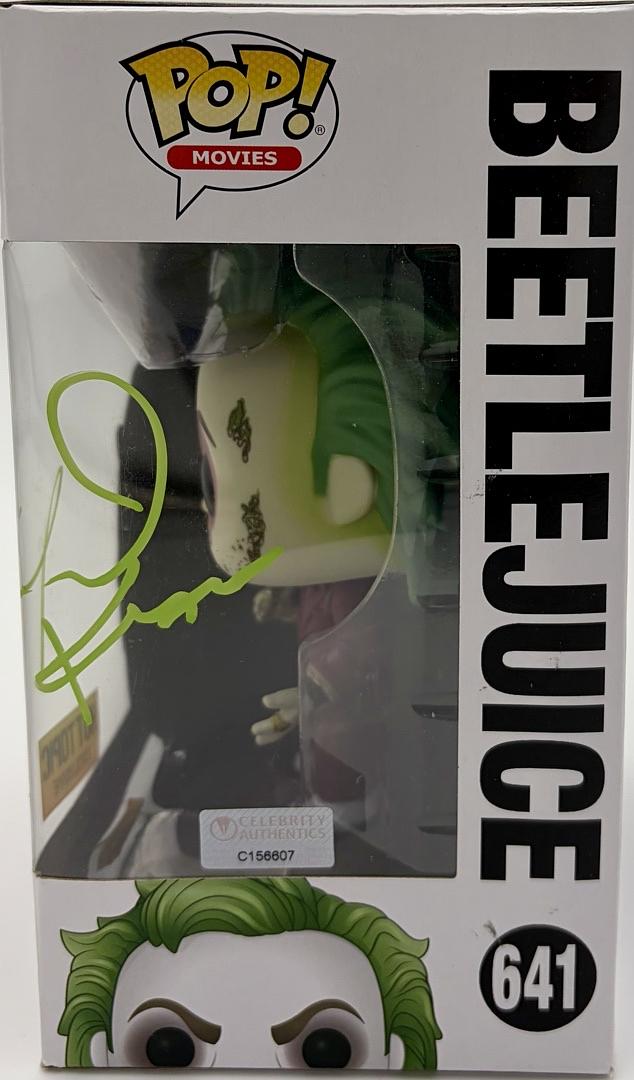 Michael Keaton Signed Funko Pop #641 "Beetlejuice" - Celebrity Authentics