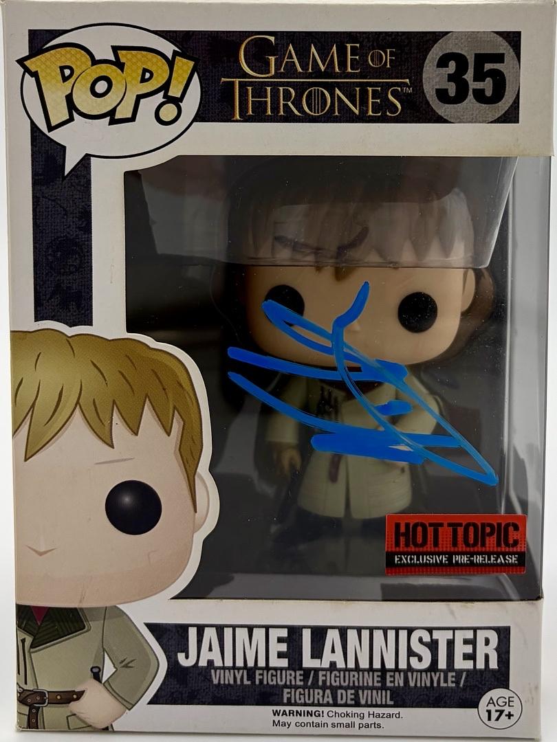 Nicolaj Costner Waldau signed Funko #35 (Game of Thrones) - Beckett COA *RARE*