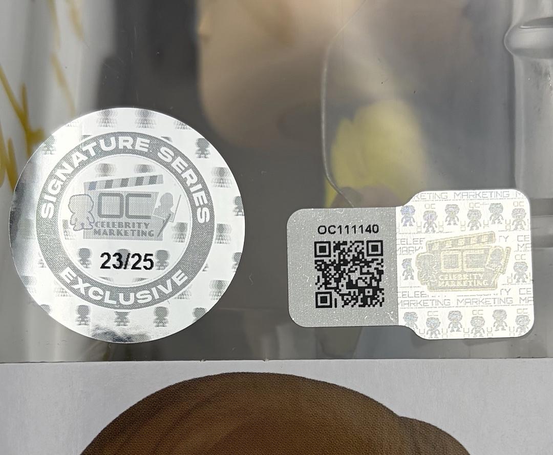 Sean Astin signed "Mikey" Funko #1067 (The Goonies) w/quote- OC Celebrity Marketing COA