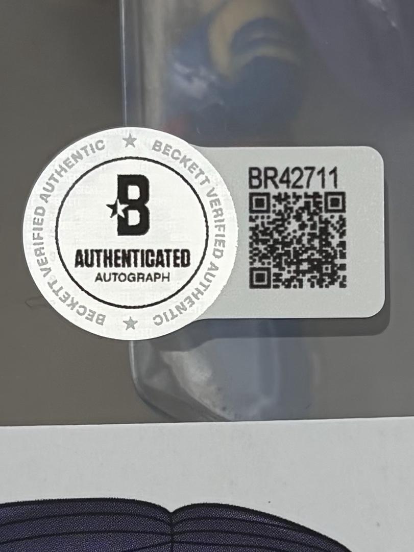 Olivia Munn Signed Funko Pop #180 Psylocke X-Men - Beckett COA