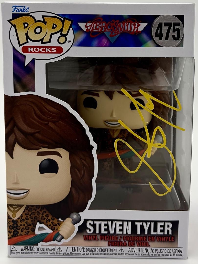Steven Tyler Signed Funko Pop #172 (Aerosmith) *RARE* - JSA COA