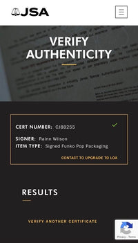 Rainn Wilson signed "Dwight Schrute" Funko #871 (The Office) w/character name - JSA COA