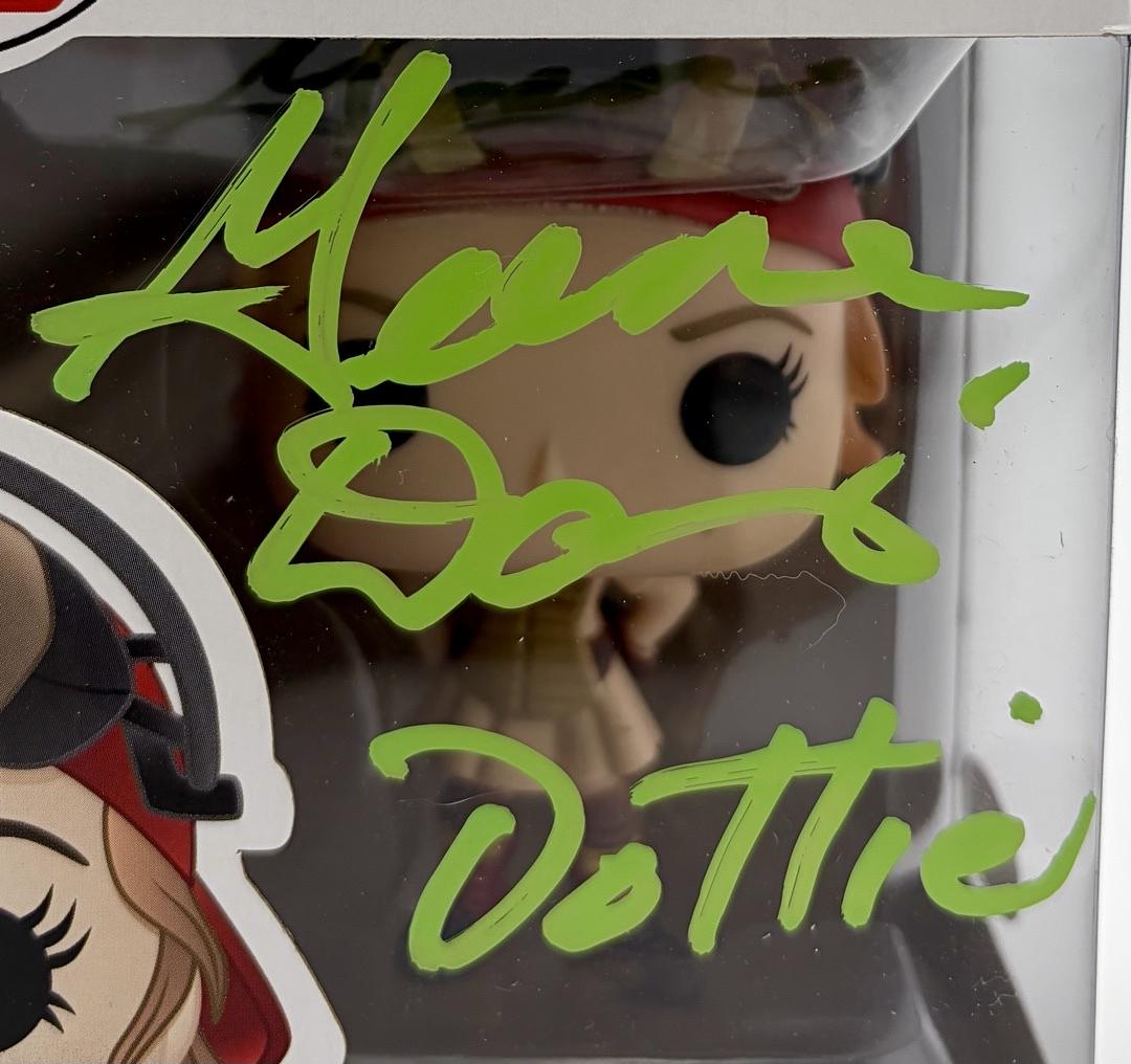 Geena Davis Signed Funko Pop #784 "Dottie" (A League Of Their Own) w/character name - JSA COA
