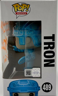 Bruce Boxleitner signed "Tron" Funko #489 w/quote & character name - OC Celebrity Marketing