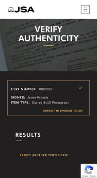 Jaime Pressly sexy signed 8x10 - JSA COA