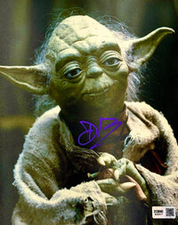 Deep Roy signed 8x10 "Yoda" photo (Star Wars) - Zobie COA
