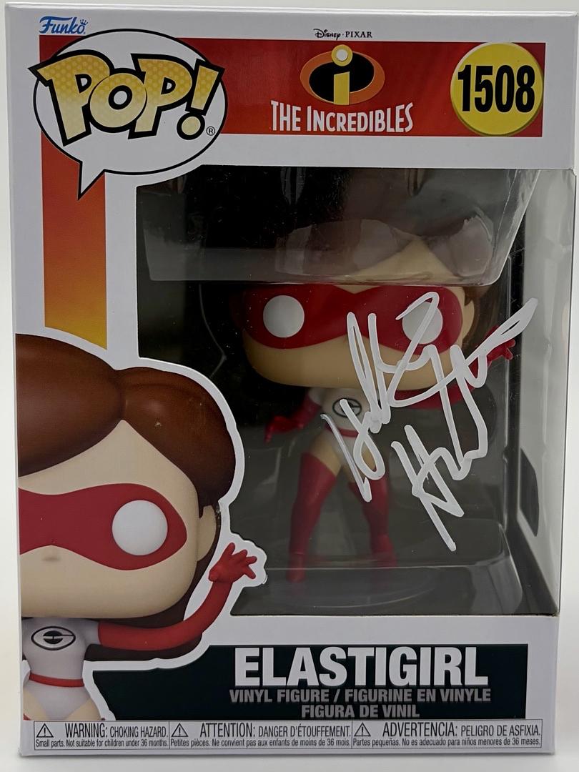 Holly Hunter signed "Elastigirl" Funko #403 (Incredibles) - SWAU COA