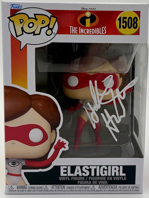Holly Hunter signed "Elastigirl" Funko #403 (Incredibles) - SWAU COA