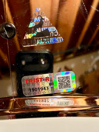 Tom Brady Autographed Full Size Chrome Replica Footbal Helmet Tristar & GOAT COA