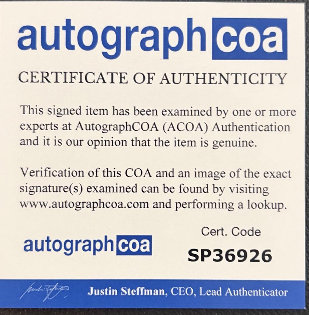 Billy Bob Thornton & Ali Larter signed 11x14 (Landman) - ACOA COA