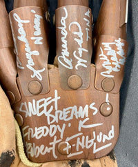 A Nightmare on Elm Street Freddy Krueger Glove signed by Englund Langenkamp Blakly & Wyss - Celebrity Authentics COA