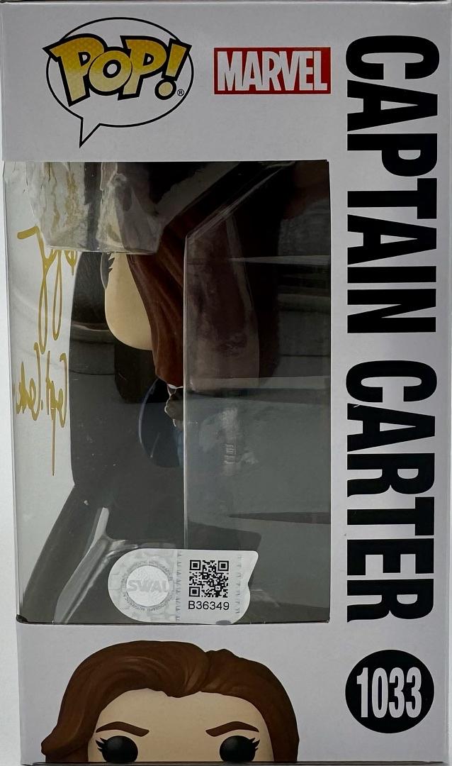 Hayley Atwell Signed Funko Pop #1033 Captain Carter (Doctor Strange)  -SWAU COA