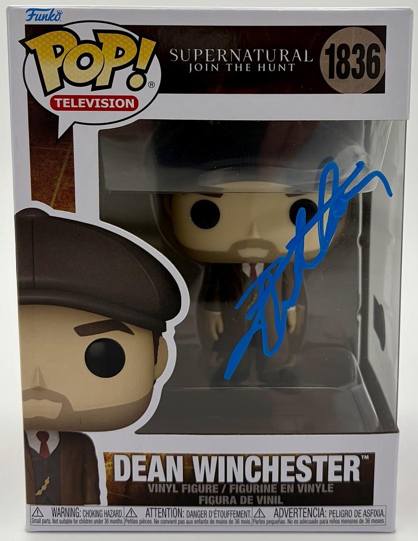 Jensen Ackles signed "Dean Winchester" Funko #1836 (Supernatural) - Beckett COA