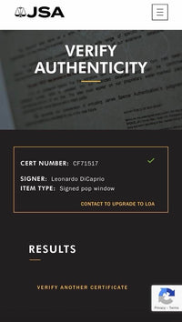 Leonardo DiCaprio Signed Funko Pop #708 "Romeo & Juliet" Funko - JSA COA