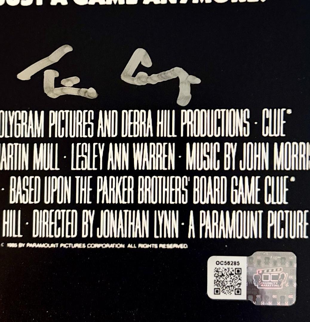 Tim Curry Christopher Lloyd and Lesley Ann Warren signed "Clue" 11x17 - OC Celebrity Marketing