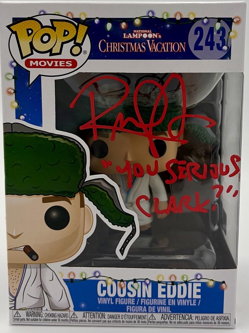 Randy Quaid National Lampoons Christmas Vacation Signed Funko #243 w/quote  - OC Celebrity Marketing