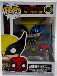 Hugh Jackman Signed Exclusive Funko Pop #1403 Wolverine (Deadpool & Wolverine)-Beckett COA