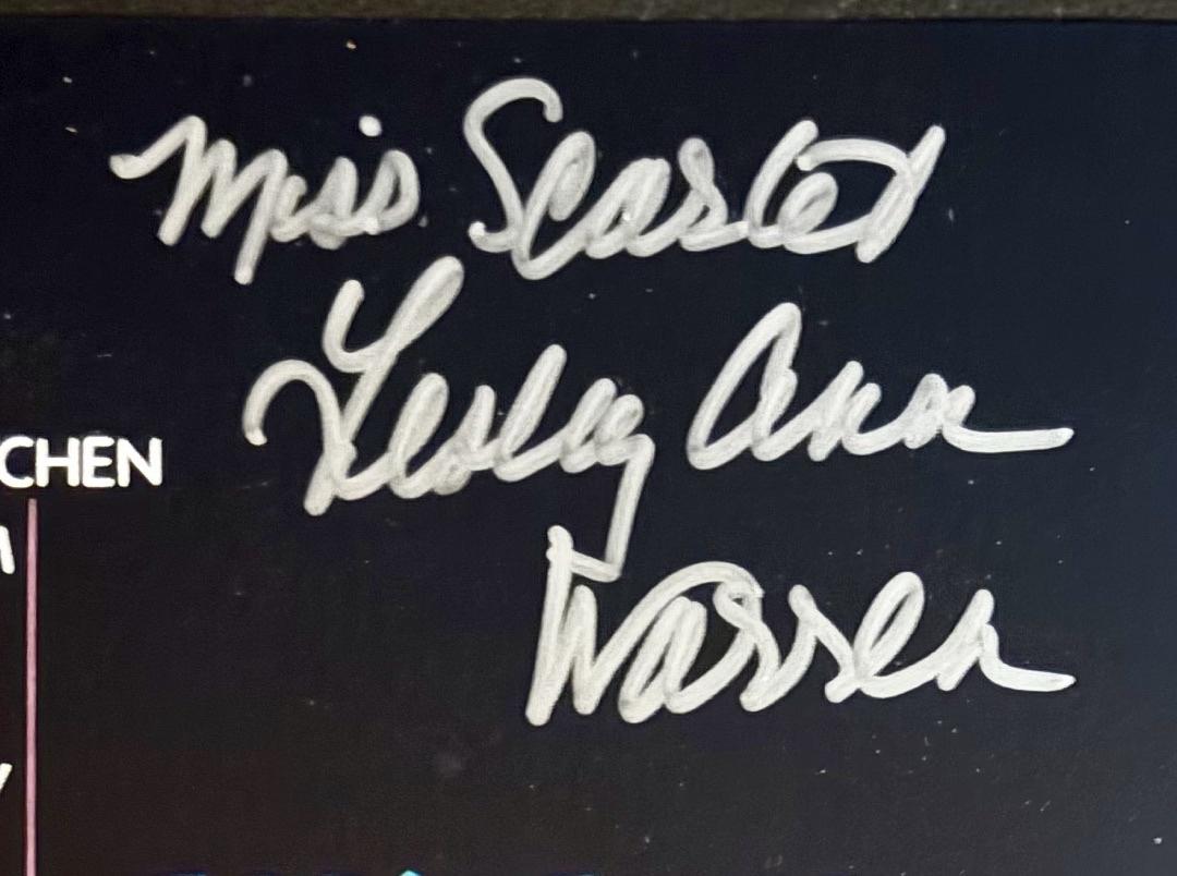 Tim Curry Christopher Lloyd and Lesley Ann Warren signed "Clue" 11x17 - OC Celebrity Marketing