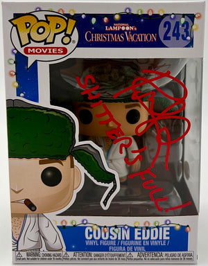 Randy Quaid National Lampoons Christmas Vacation Signed Funko #423 w/quote - JSA COA