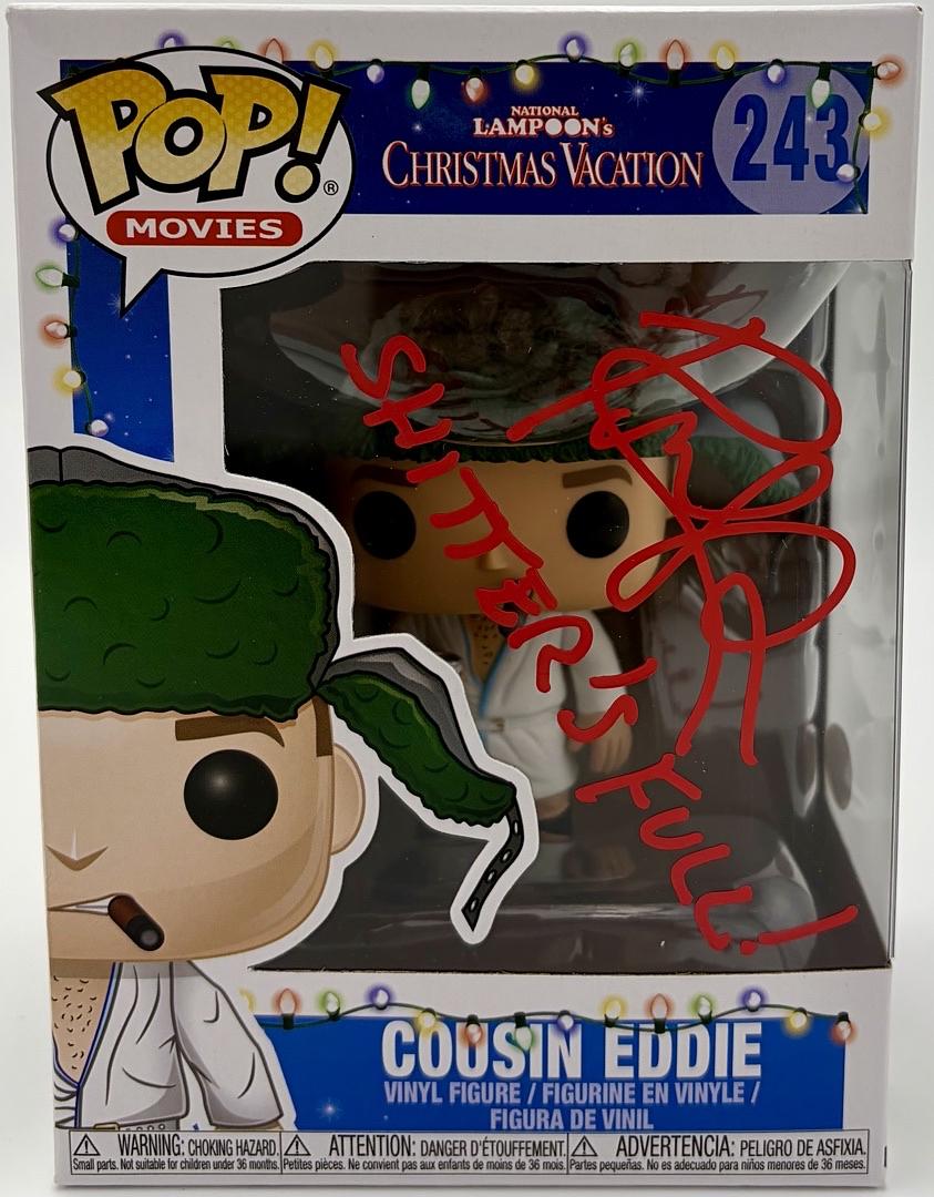 Randy Quaid National Lampoons Christmas Vacation Signed Funko #423 w/quote - JSA COA