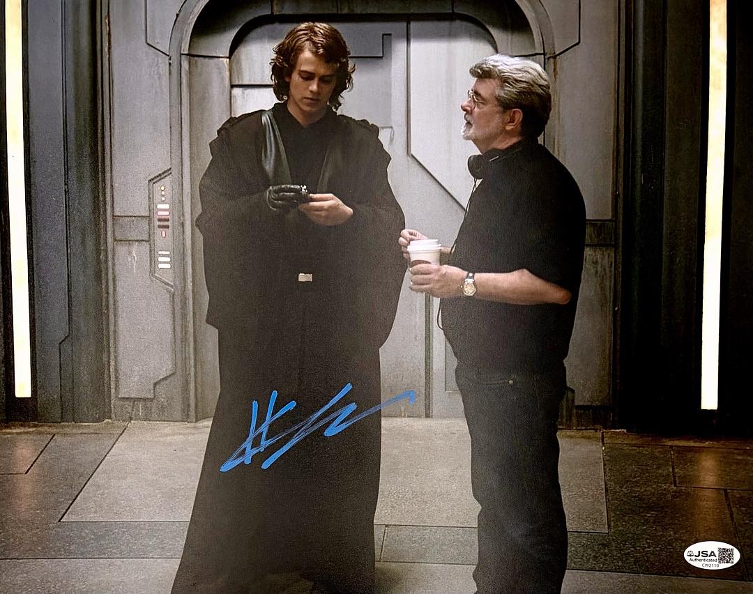 Hayden Christensen (Star Wars) signed 11x14 - JSA COA