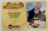 Lance Henriksen Signed 8x10 Photo (Aliens) - Celebrity Authentics