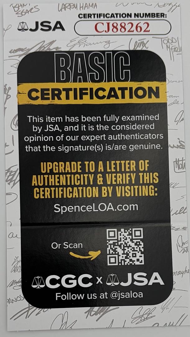 Corbin Bernsen signed ROMLB baseball w/character name & quote (Major League) - JSA COA