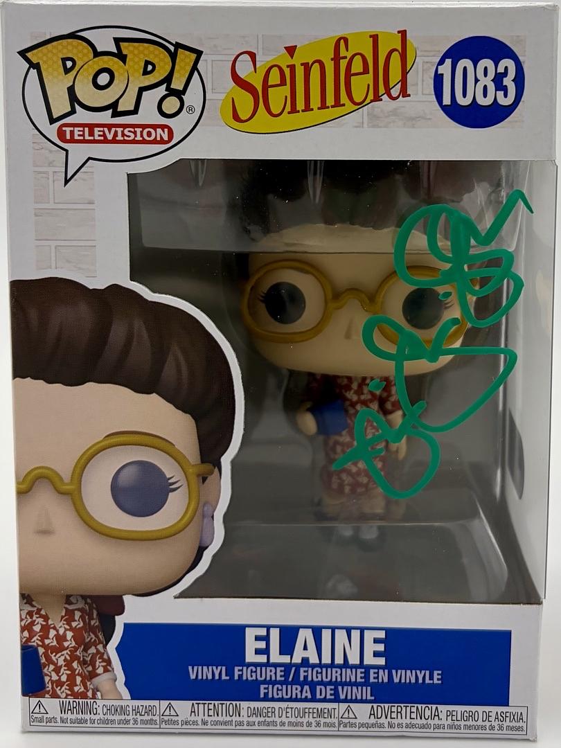 Julia Louis Dreyfus Signed Funko Pop #1083 Elaine (Seinfeld) - SWAU