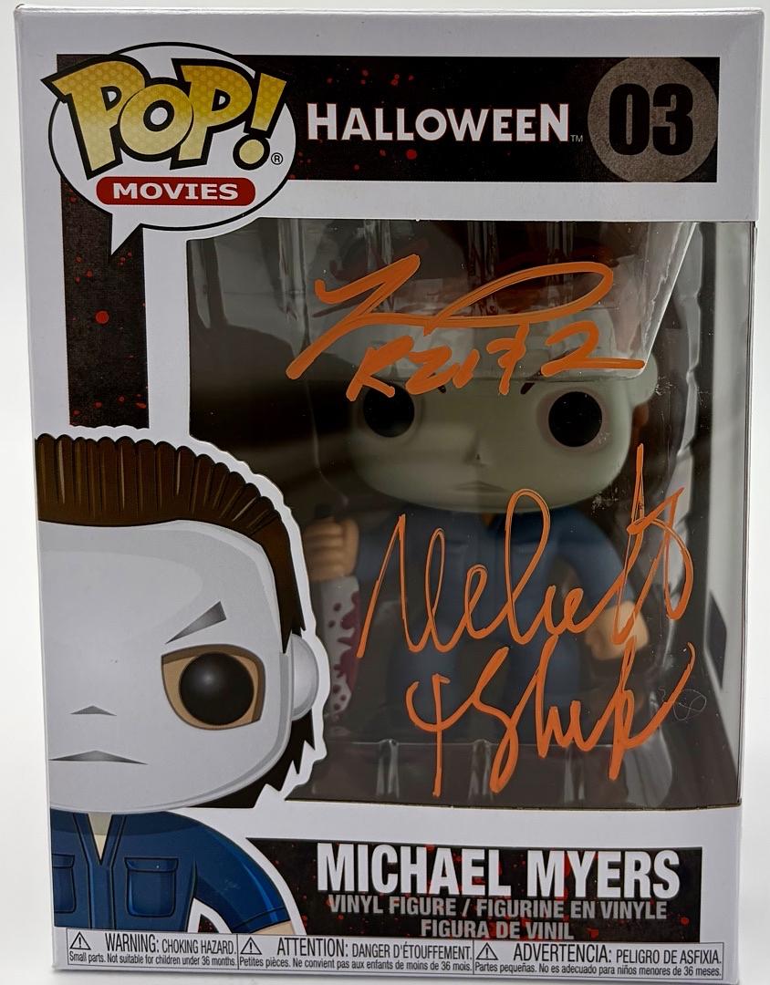 Nick Castle and Tyler Mane Signed Funko #03 "Michael Myers" (Halloween) - Pristine & JSA