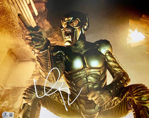 Willem Dafoe Green Goblin signed 11x14 (Spiderman) - Beckett COA