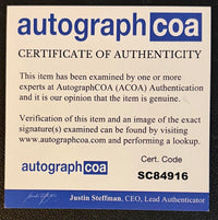 Brit Ekland signed 8x10 w/"Goodnight" inscription (Bond) - ACOA COA