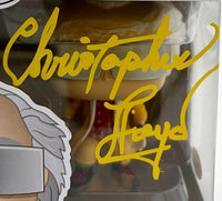 Christopher Lloyd Signed Funko Pop #960 "Doc Brown" (Back To The Future) - JSA COA