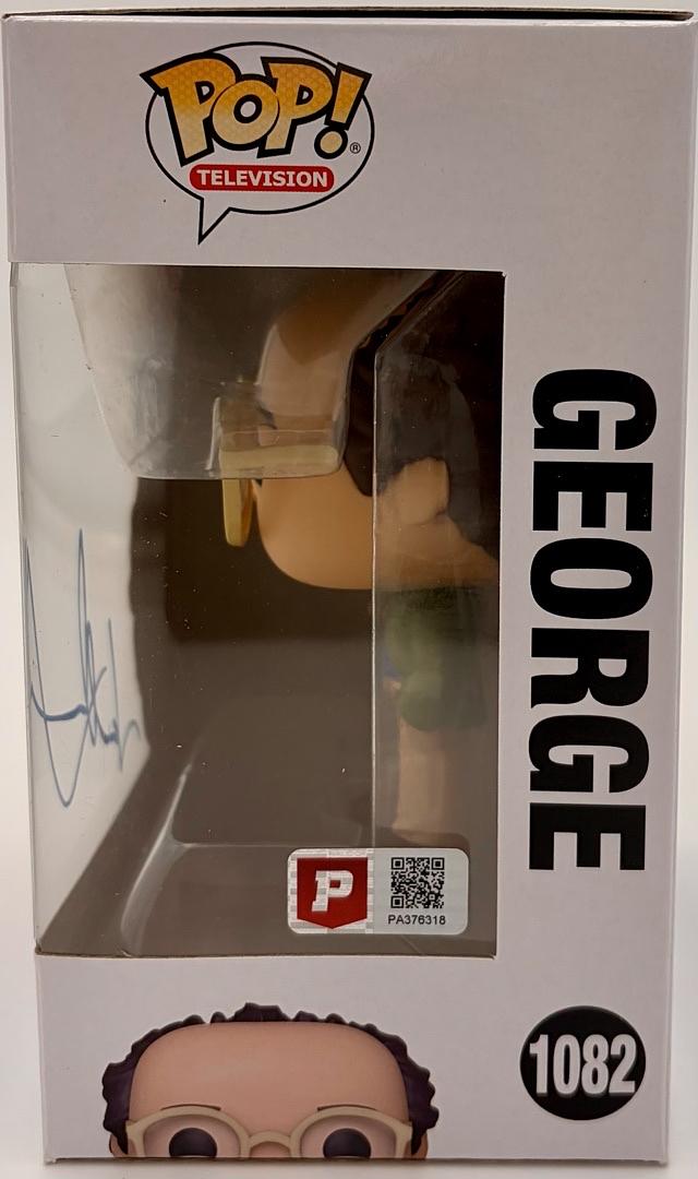 Jason Alexander signed "George" Funko #1082 (Seinfeld) - Pristine COA