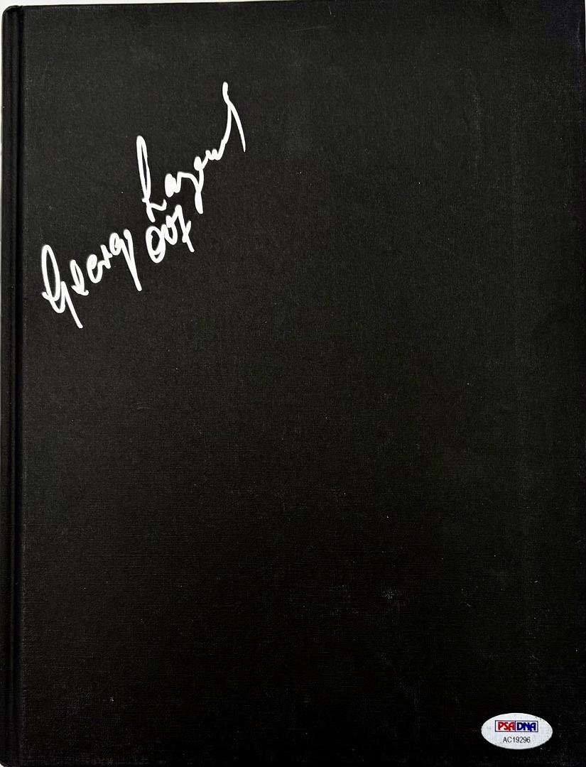 George Lazenby signed book "Bond on Bond" - PSA COA
