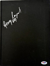 George Lazenby signed book "Bond on Bond" - PSA COA