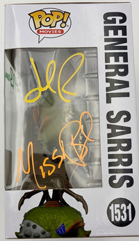 Cast signed Galaxy Quest "General Sarris" Funko #1531 (Pyle/Rees/Breen) - JSA COA