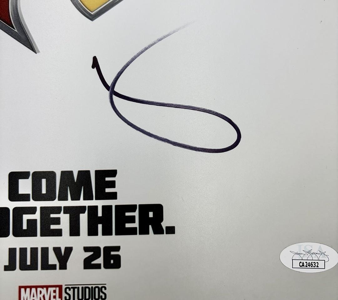 Ryan Reynolds and Hugh Jackman Deadpool and Wolverine) signed 11x14 - JSA COA