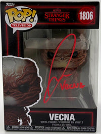 Jamie Campbell Bower signed "Vecna" Funko #1806 (Stranger things) - JSA COA