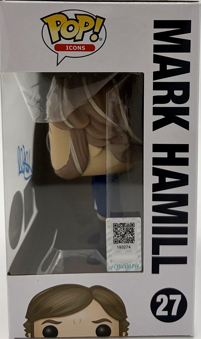 Mark Hamill Signed "Exclusive" Funko Pop #27 (Star Wars) -  Official Pix COA