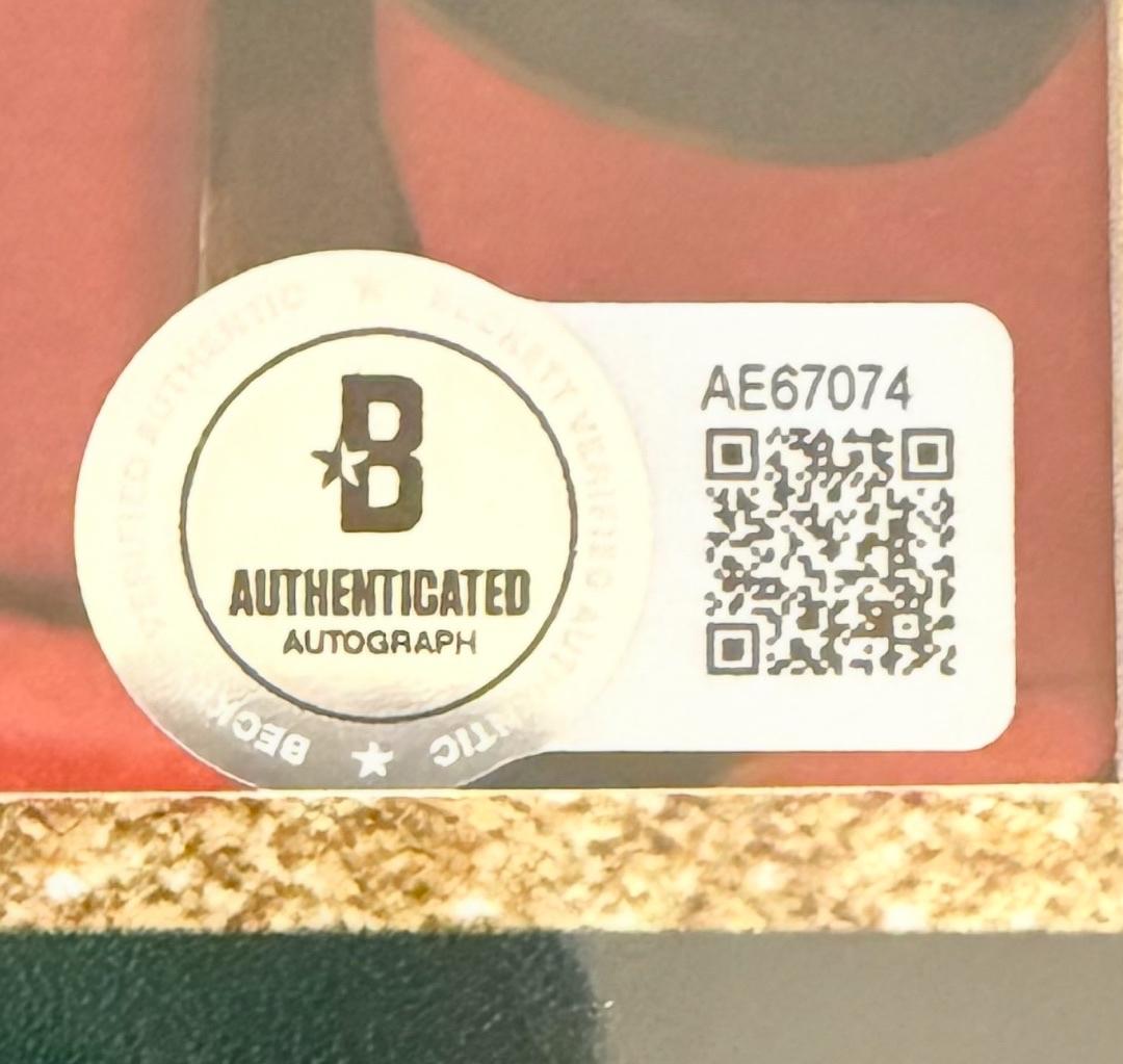 Taylor Swift matted, signed "Life of a Showgirl" CD Insert Photo 4 - Beckett COA