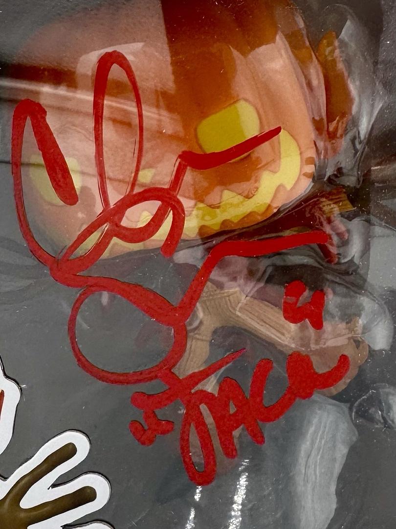 Chris Sarandon Signed Funko Pop #1357 (Pumpkin King) w/Inscription - Beckett COA
